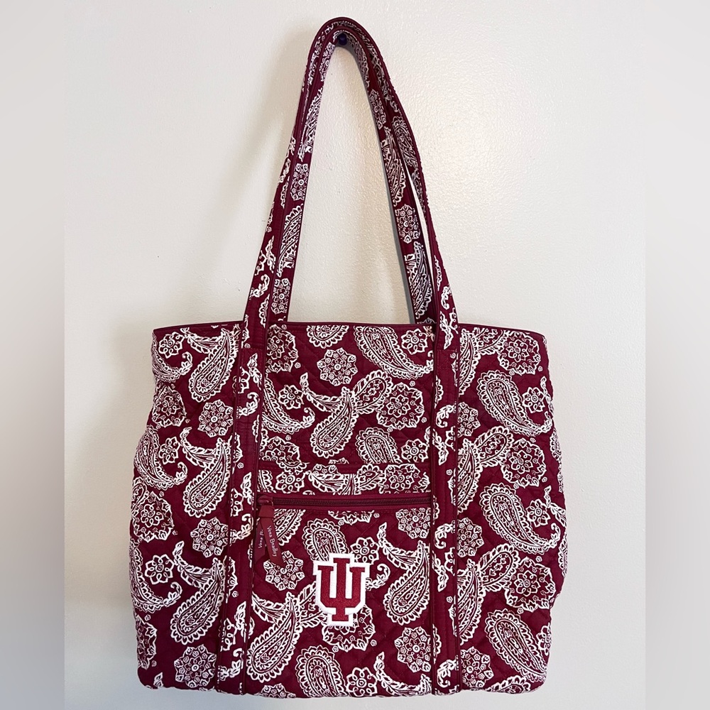 Vera Bradley Red and white IU tote